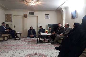 دیدار با خانواده شهید حفظ ا... تمیمی